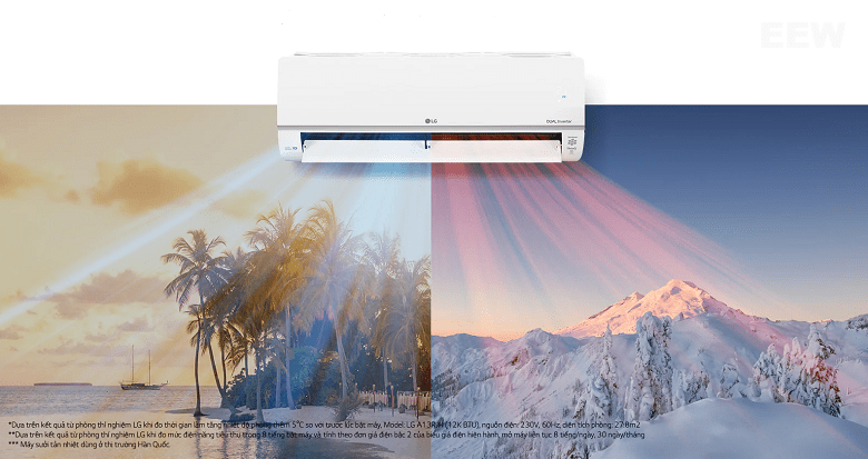 Hình ảnh minh họa: Điều Hòa Treo Tường Lg 2 Chiều Inverter 9.000btu B10api