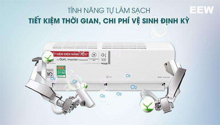 Hình ảnh minh họa: Điều Hòa Treo Tường Lg 2 Chiều Inverter 9.000btu B10api