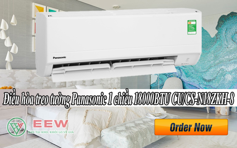 Hình ảnh minh họa: Điều Hòa Treo Tường Panasonic 1 Chiều 18000btu Cu/cs-n18zkh-8
