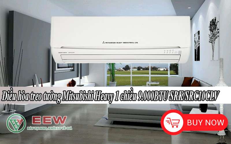 Hình ảnh minh họa: Điều Hòa Treo Tường Mitsubishi Heavy 1 Chiều 9.000btu Srk/src10clv