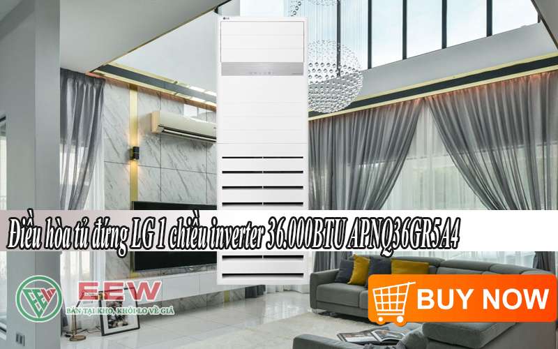 Hình ảnh minh họa: Điều Hòa Tủ đứng Lg 1 Chiều Inverter 36.000btu Apnq36gr5a4