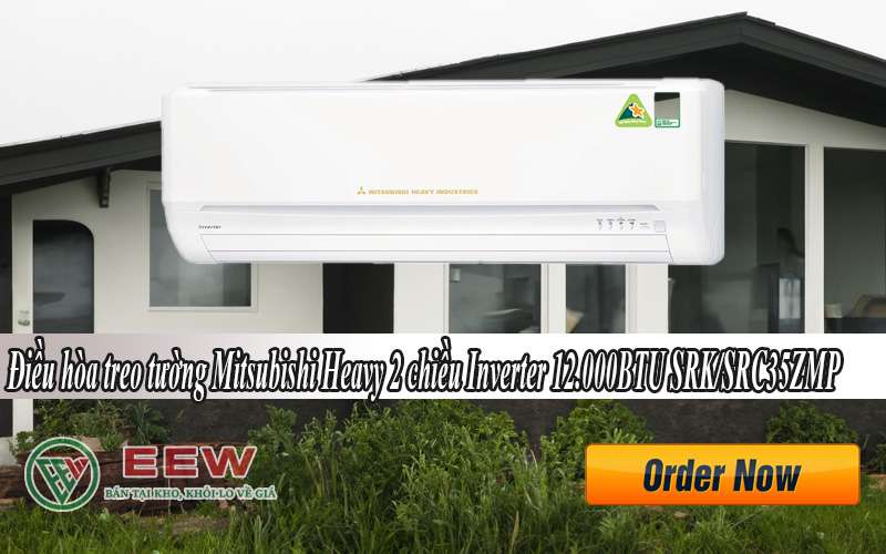 Hình ảnh minh họa: Điều Hòa Mitsubishi Heavy Inverter 12.000btu Srk/src35zmp