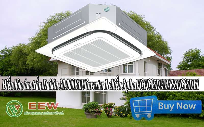 Hình ảnh minh họa: Điều Hòa âm Trần Daikin 30.000btu Fcfc85dvm/rzfc85dy1