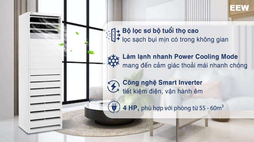 Hình ảnh minh họa: Điều Hòa Tủ đứng Lg 1 Chiều Inverter 36.000btu Apnq36gr5a4