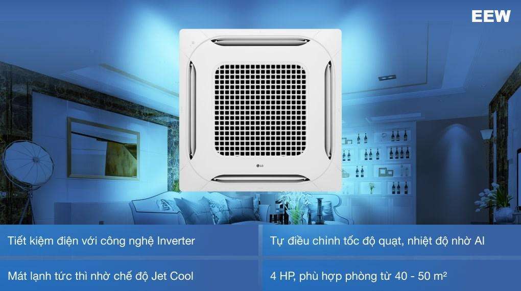 Hình ảnh minh họa: Điều Hòa âm Trần Lg Inverter 1 Chiều 36000btu Atnq36gnle7