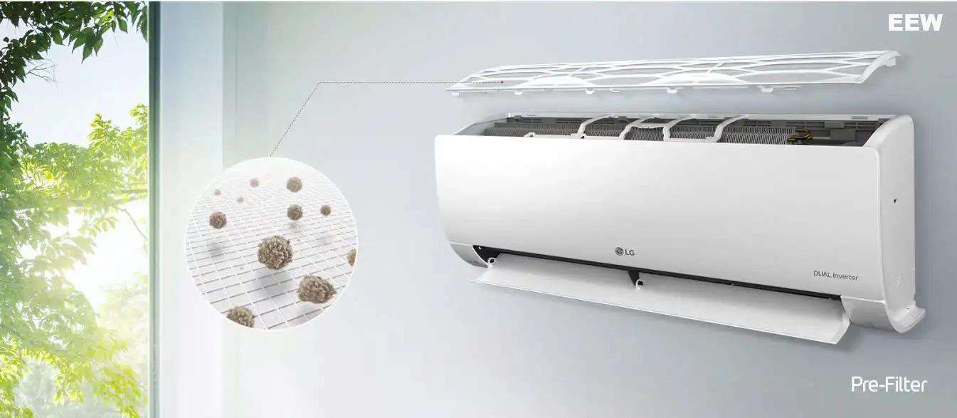 Hình ảnh minh họa: Điều Hòa Treo Tường Lg 18.000btu 2 Chiều Inverter B18end1