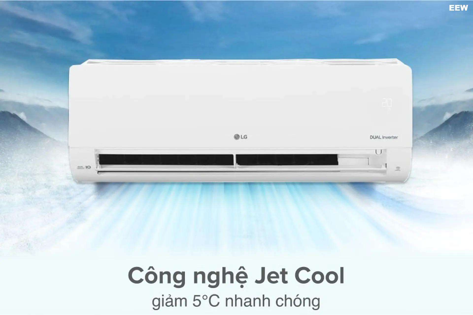 Hình ảnh minh họa: Điều Hòa Treo Tường Lg 18.000btu 2 Chiều Inverter B18end1