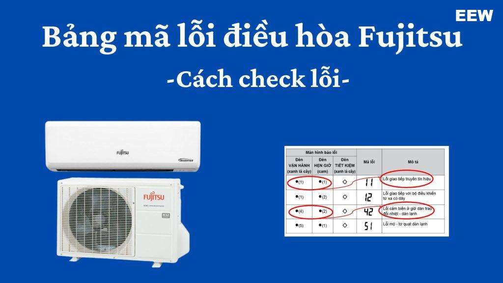 Hình ảnh minh họa: Bảng Mã Lỗi Điều Hòa Fujiaire Chi Tiết