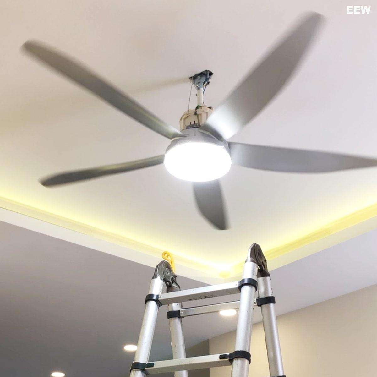 Lắp Đặt Dễ Dàng: Quạt Trần Panasonic 5 Cánh F-60ufn