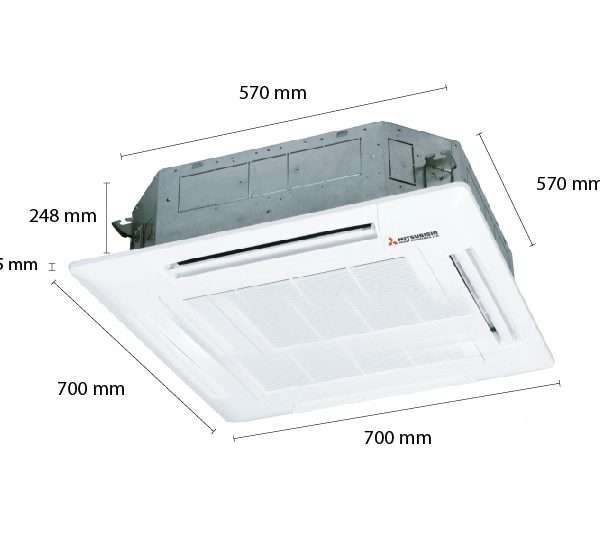Hình ảnh minh họa: Điều Hòa Multi Mitsubishi Heavy Dàn Lạnh 18.000btu Fdtc50vf