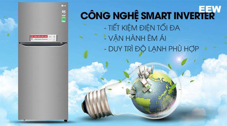 Vận Hành Êm Ái: Tủ Lạnh Lg 2 Cánh Inverter 427l Gn-m422ps