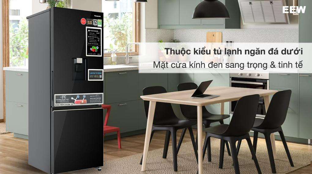Hình ảnh minh họa: Tủ Lạnh Panasonic Inverter 300 Lít Nr-bv331wgkv