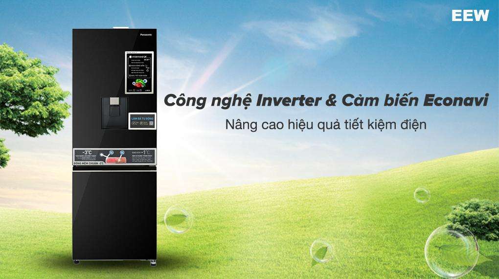 Hình ảnh minh họa: Tủ Lạnh Panasonic Inverter 300 Lít Nr-bv331wgkv