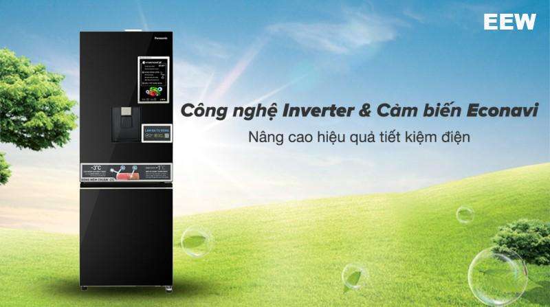 Hình ảnh minh họa: Tủ Lạnh Panasonic Inverter 300 Lít Nr-bv331wgkv