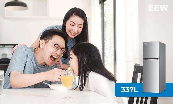 Dung Tích 337 Lít: Tủ Lạnh Casper Inverter 2 Cánh 337l Rt-368vg