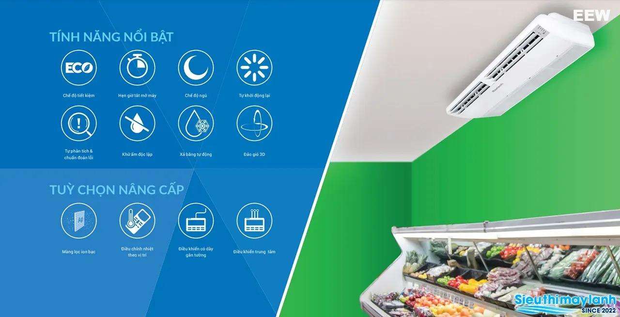 Hệ Thống Điều Khiển Từ Xa: Điều Hòa áp Trần Reetech 48000btu 1 Chiều Ru48/rc48 3 Pha