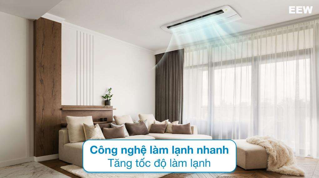 Hình ảnh minh họa: Điều Hòa âm Trần Lg Inverter 12.000btu 1 Chiều Ztnq12gula0