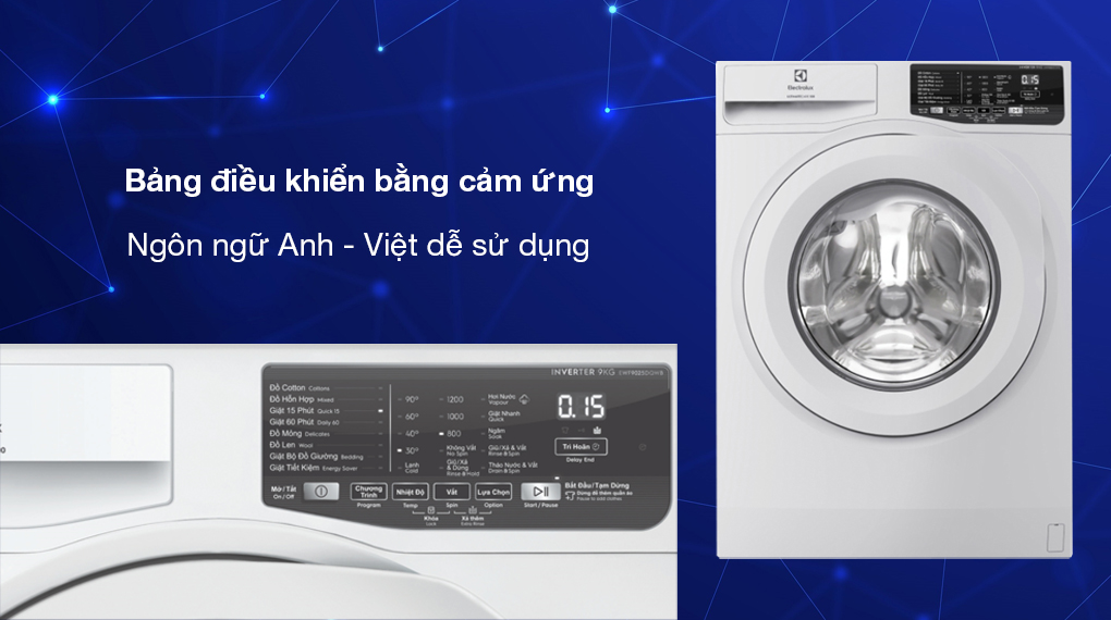 Thiết Kế: Máy Giặt Electrolux Ultimatecare 100 Inverter 9 Kg Ewf9025dqwb