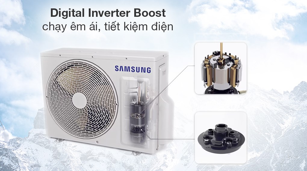 Công Nghệ Tiết Kiệm Điện: Điều Hòa Samsung Inverter Wind-free 18000btu Ar18cyfcawknsv