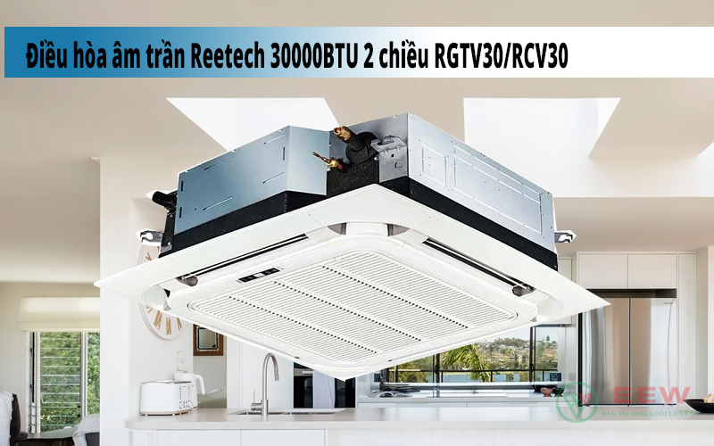 Hình ảnh minh họa: Điều Hòa âm Trần Reetech 30000btu 2 Chiều Rgtv30/rcv30