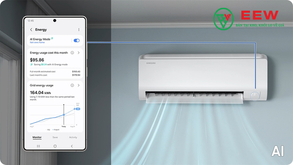 Hình ảnh minh họa: Điều Hòa Samsung 9.000btu Inverter 1 Chiều Ar40h09d0atnsv