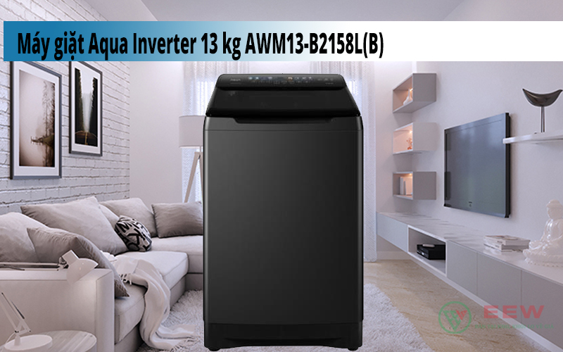 Hình ảnh minh họa: Máy Giặt Aqua Inverter 13 Kg Awm13-b2158l(b)