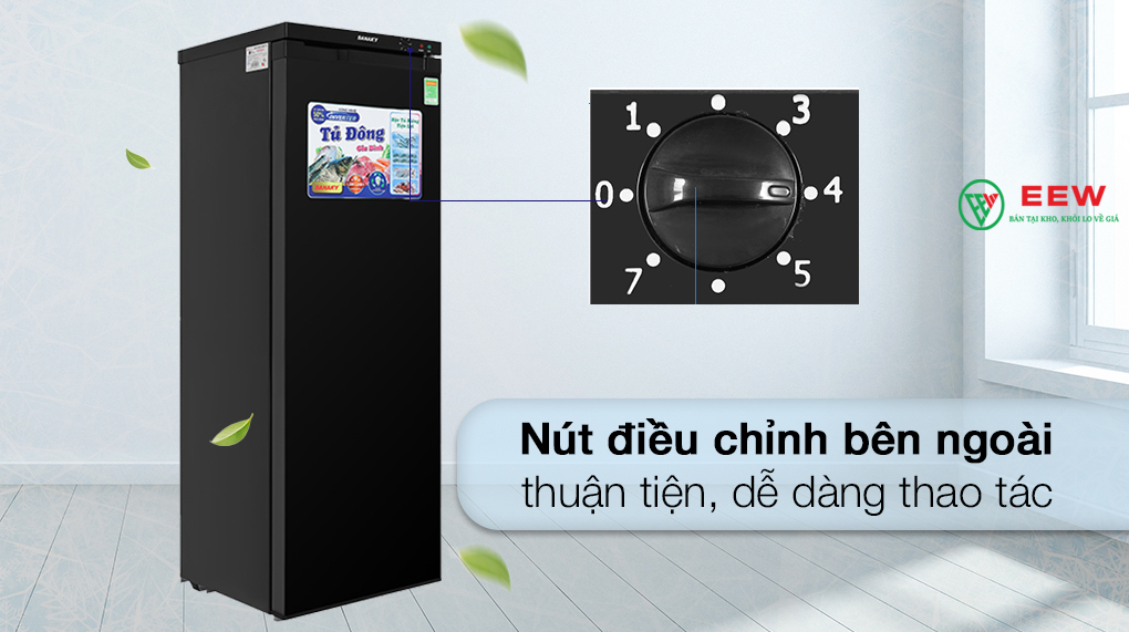 Hình ảnh minh họa: Tủ đông Sanaky Inverter 213 Lít Td.vh230vd3