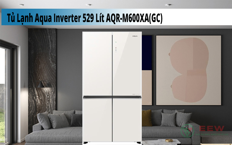 Hình ảnh minh họa: Tủ Lạnh Aqua Inverter 529 Lít Aqr-m600xa(gc)