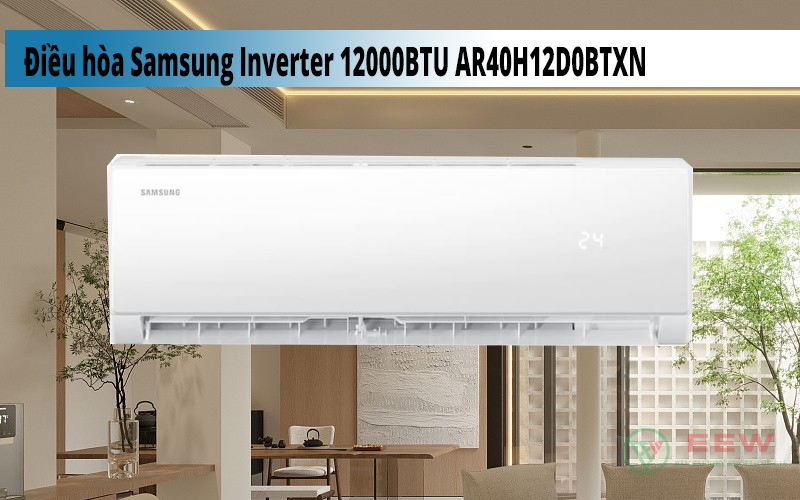 Hình ảnh minh họa: Điều Hòa Samsung Inverter 12000btu Ar40h12d0btxn