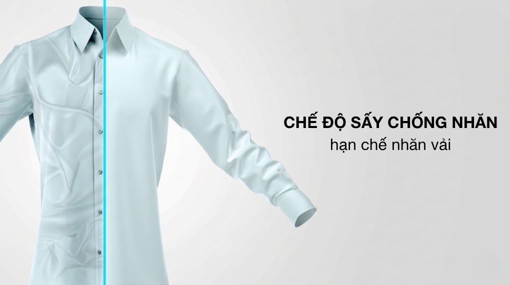Hình ảnh minh họa: Máy Sấy Bơm Nhiệt Hisense 8 Kg Dh80n1t