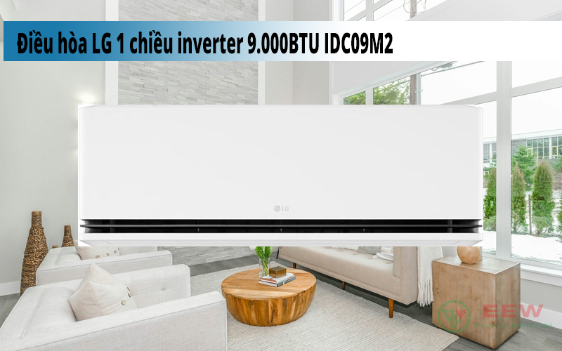 Hình ảnh minh họa: Điều Hòa Lg 1 Chiều Inverter 9.000btu Idc09m2