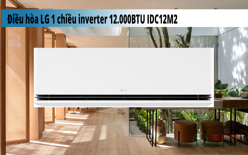 Hình ảnh minh họa: Điều Hòa Lg 1 Chiều Inverter 12.000btu Idc12m2