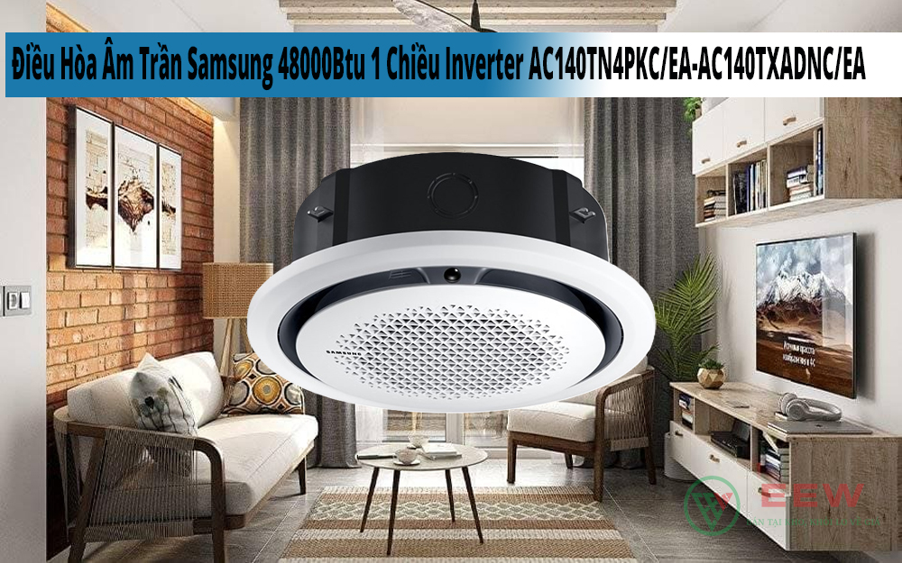 Hình ảnh minh họa: Điều Hòa Âm Trần Samsung 48000btu 1 Chiều Inverter Ac140tn4pkc/ea-ac140txadnc/ea