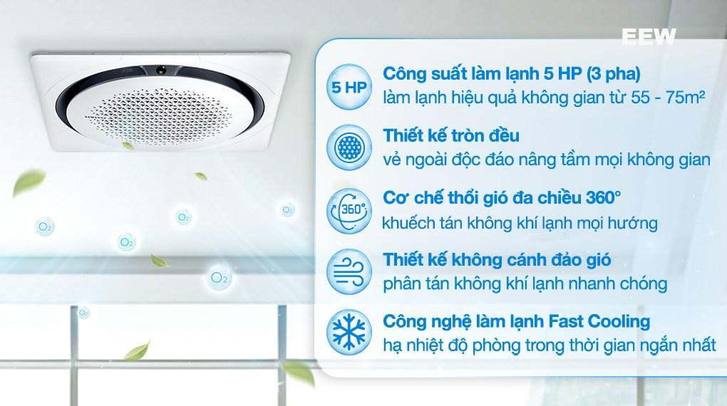 Hình ảnh minh họa: Điều Hòa Âm Trần Samsung 48000btu 1 Chiều Inverter Ac140tn4pkc/ea-ac140txadnc/ea