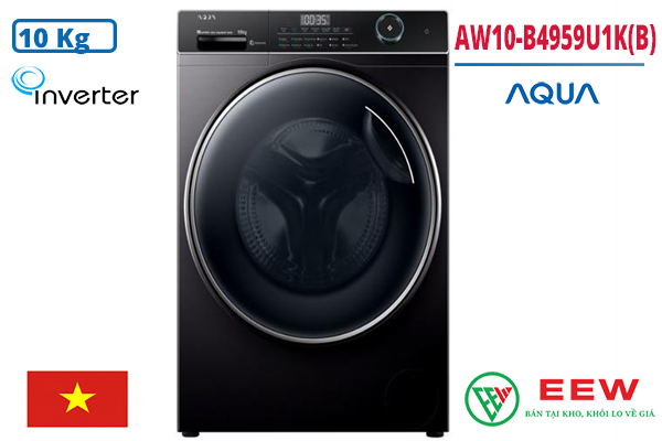 Hình ảnh minh họa: Máy Giặt Aqua Inverter 10 Kg Aw10-b4959u1k(b)