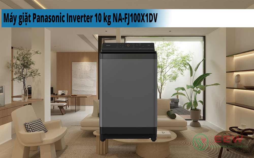 Hình ảnh minh họa: Máy Giặt Panasonic Inverter 10 Kg Na-fj100x1dv