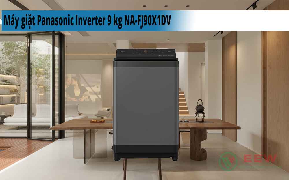 Hình ảnh minh họa: Máy Giặt Panasonic Inverter 9 Kg Na-fj90x1dv