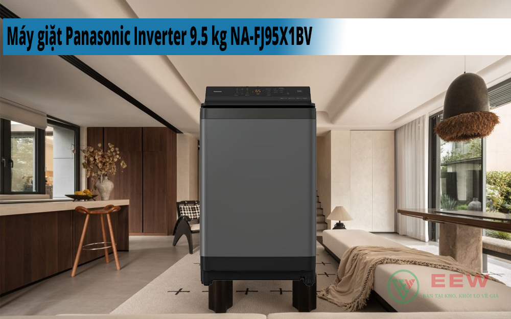 Hình ảnh minh họa: Máy Giặt Panasonic Inverter 9.5 Kg Na-fj95x1bv