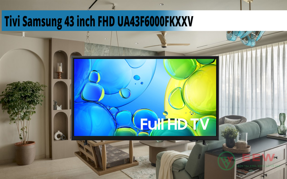 Hình ảnh minh họa: Tivi Samsung 43 Inch Fhd Ua43f6000fkxxv