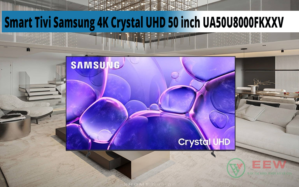 Hình ảnh minh họa: Smart Tivi Samsung 4k Crystal Uhd 50 Inch Ua50u8000fkxxv