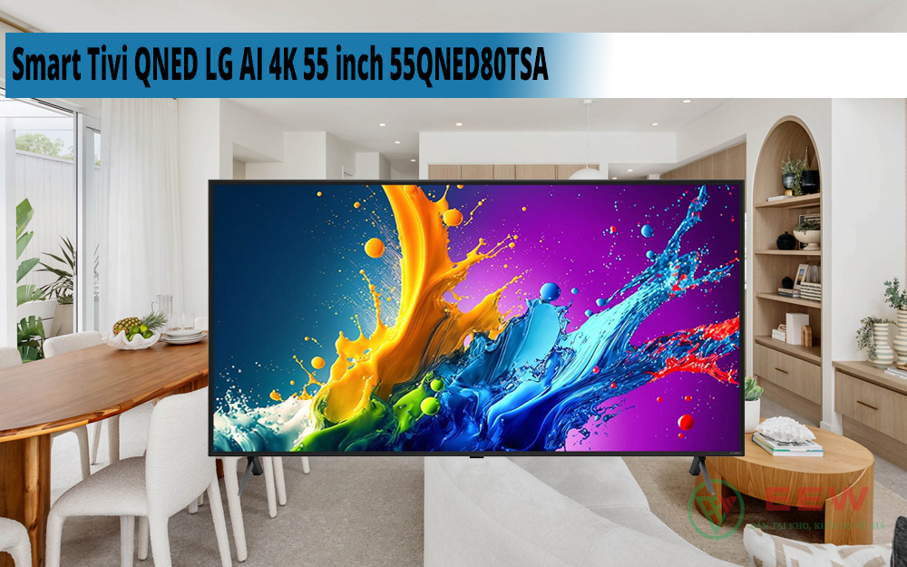 Hình ảnh minh họa: Smart Tivi Qned Lg Ai 4k 55 Inch 55qned80tsa