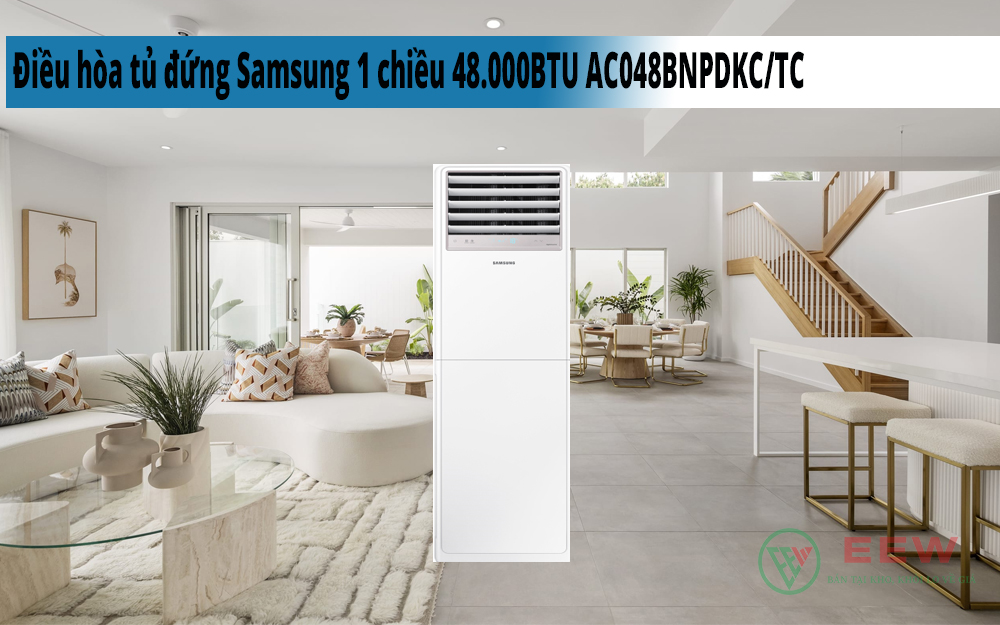 Hình ảnh minh họa: Điều Hòa Tủ đứng Samsung 1 Chiều 48.000btu Ac048bnpdkc/tc