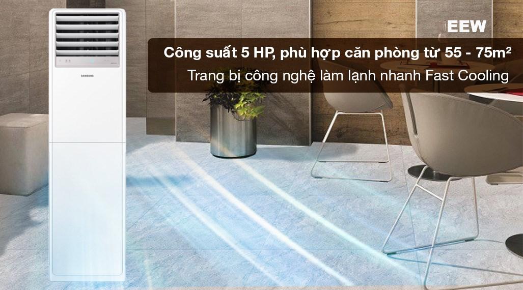 Hình ảnh minh họa: Điều Hòa Tủ đứng Samsung 1 Chiều 48.000btu Ac048bnpdkc/tc