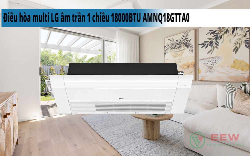 Hình ảnh minh họa: Điều Hòa Multi Lg âm Trần 1 Chiều 18000btu Amnq18gtta0