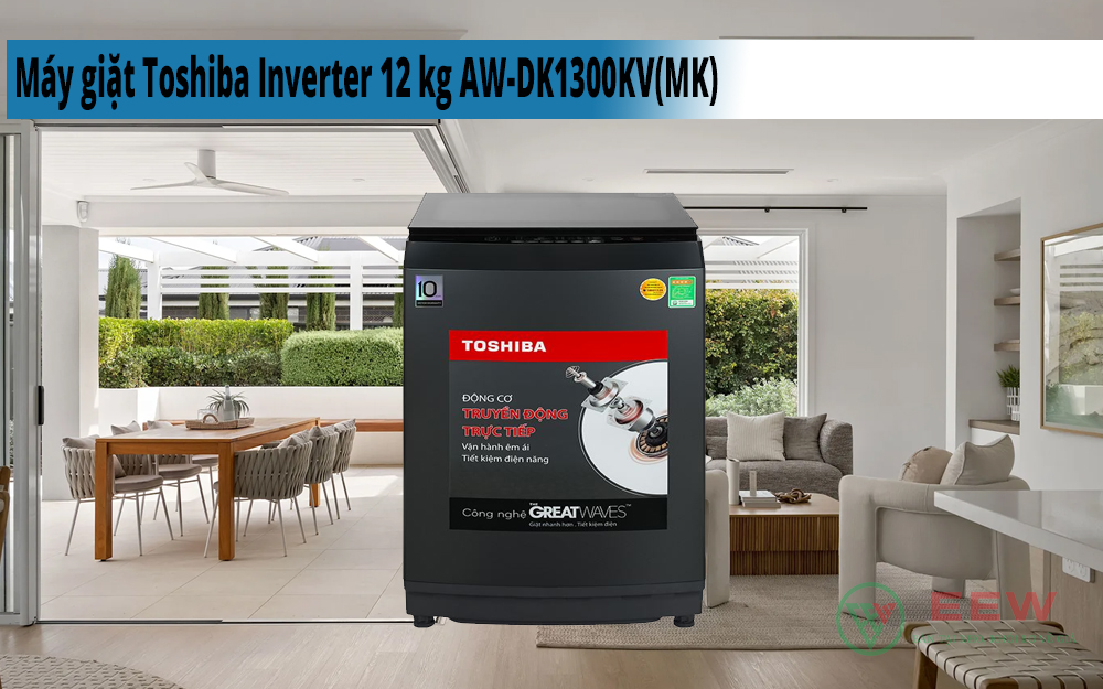 Hình ảnh minh họa: Máy Giặt Toshiba Inverter 12 Kg Aw-dk1300kv(mk)