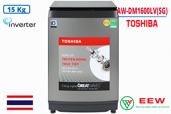 Hình ảnh minh họa: Máy Giặt Toshiba Inverter 15 Kg Aw-dm1600lv(sg)