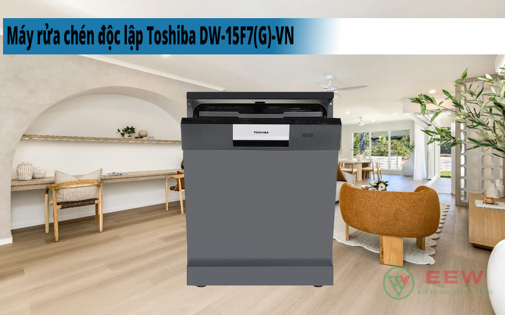 Hình ảnh minh họa: Máy Rửa Chén độc Lập Toshiba Dw-15f7(g)-vn