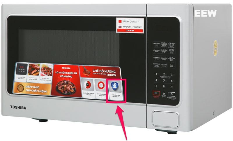 Hình ảnh minh họa: Lò Vi Sóng Có Nướng Toshiba Er-sgs34(s1)vn 34 Lít