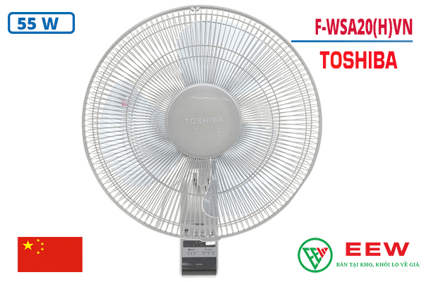 Hình ảnh minh họa: Quạt Treo Tường Toshiba 3 Cánh F-wsa20(h)vn 55w