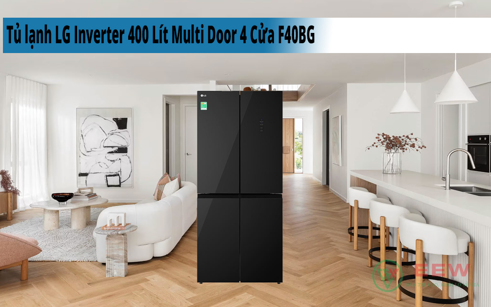 Hình ảnh minh họa: Tủ Lạnh Lg Inverter 400 Lít Multi Door 4 Cửa F40bg